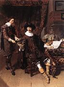 Thomas De Keyser Constantijn Huygens and his Clerk oil